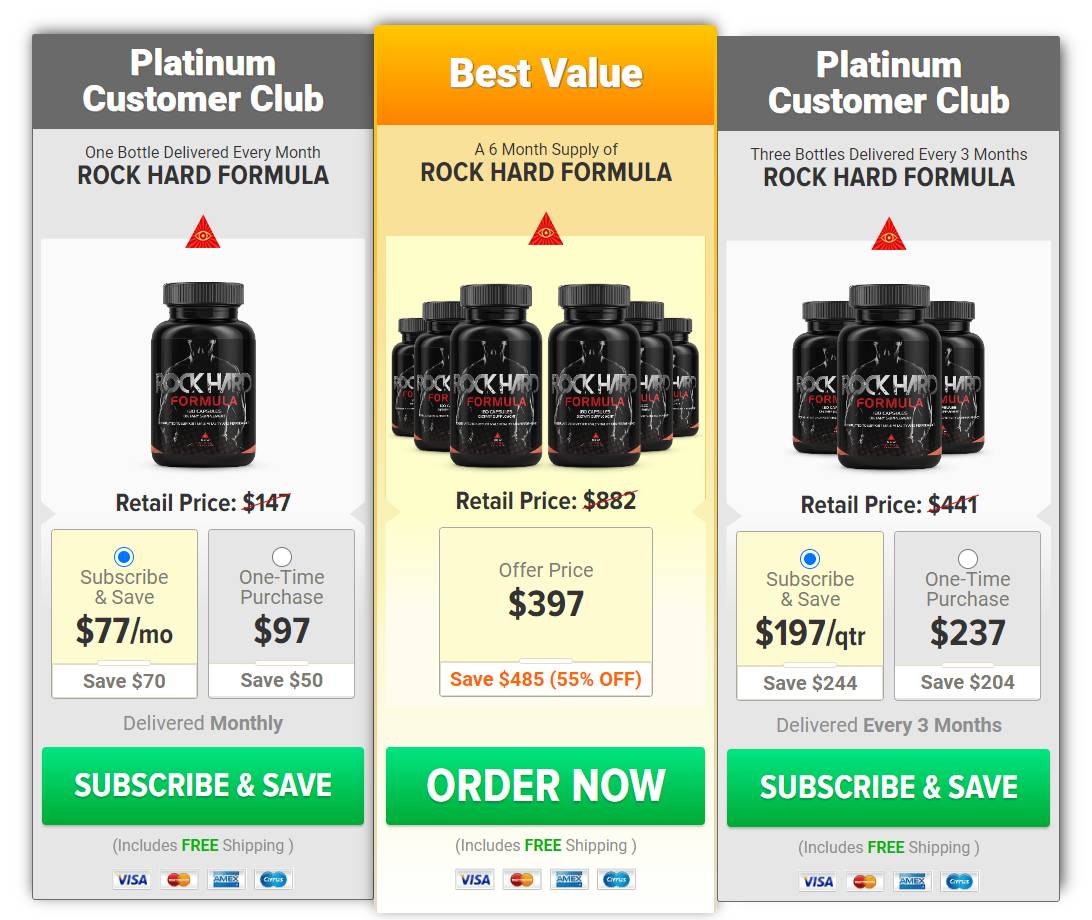 Rock Hard Formula best package
